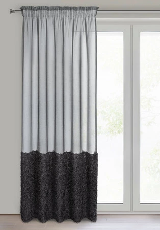 FIRANA GOTOWA MARION NA TAŚMIE 140 X 270 CM CZARNY