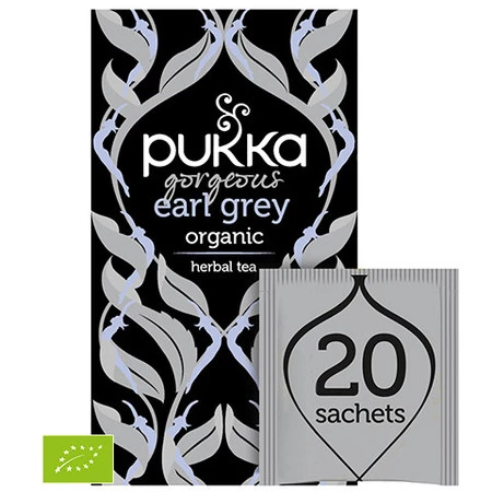 Pukka — Gorgeous Earl Grey — 20 torebek x 2 g
