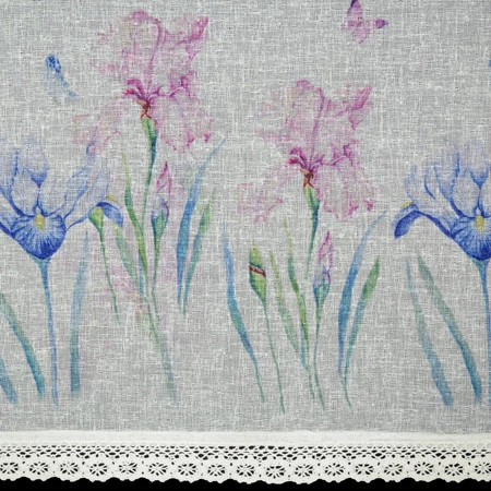 Firana gotowa Dolorez na Taśmie 150 x 60 cm, Biały