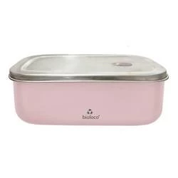 LUNCHBOX ZE STALI NIERDZEWNEJ Z PRZEGRÓDKĄ RÓŻOWY 800 ml - CHIC-MIC