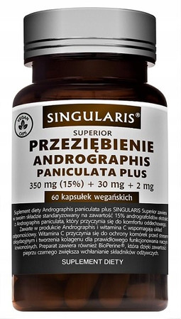Singularis Superior Przeziębienie Andrographis Plus 60 kaps.