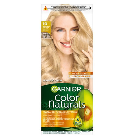 Color Naturals Creme krem koloryzujący do włosów 10 Bardzo Jasny Blond