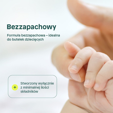 Attitude BABY LEAVES™, Płyn do mycia butelek oraz akcesoriów dziecięcych, bezzapachowy, 700 ml