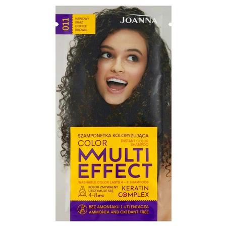 Multi Effect szamponetka koloryzująca 011 Kawowy Brąz  35g