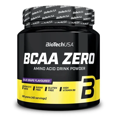 BioTech USA BCAA ZERO Aminokwasy 360 g smak ciemne winogrona