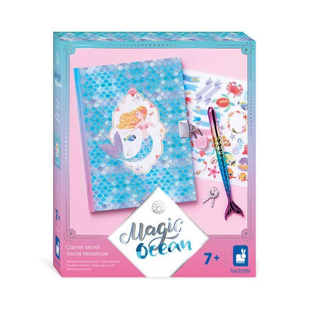 Janod Zestaw kreatywny Sekretny notes Magic Ocean 7+