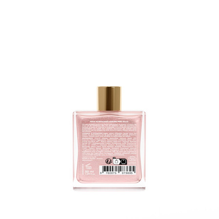 Alphanova Daily Sun, Bio Suchy Olejek z Drobinkami Pink Glow, Podkreślający Opaleniznę, 50 ml