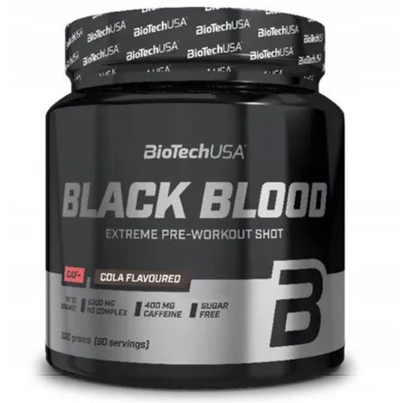 BioTech USA Black Blood CAF+ 300g smak cola