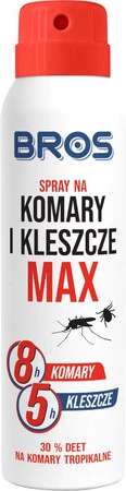 BROS Spray na komary i kleszcze MAX 90 ml