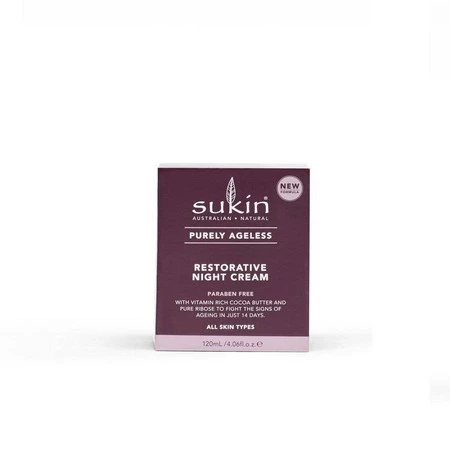 Sukin, PURELY AGELESS Regenerujący krem na noc, 120ml