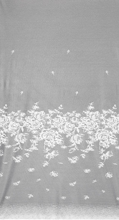 FIRANA GOTOWA ALEXIA 140 X 250 CM BIAŁY