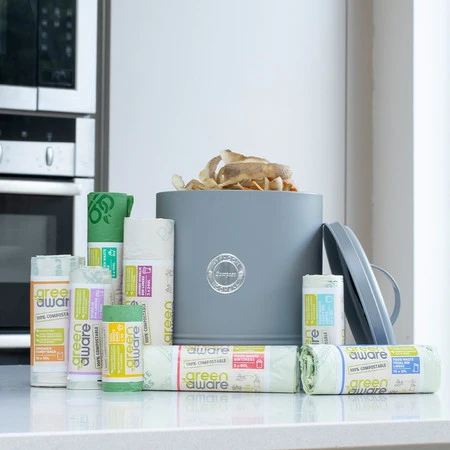 GreenAware, Kompostowalne worki na śmieci 25 L, 10 szt.