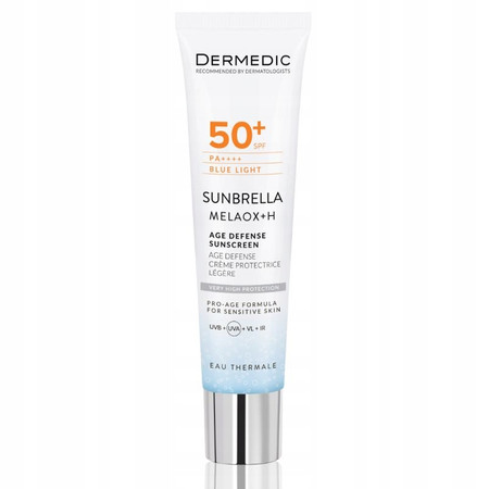 Dermedic Sunbrella lekki krem ochronny Age Defense SPF 50+ 40 ml
