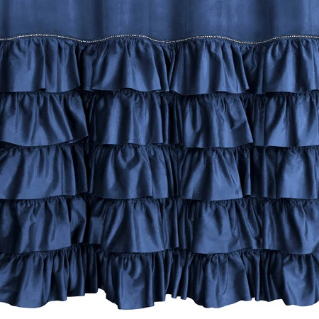 ZASŁONA GOTOWA CARLI NA TAŚMIE 140 X 250 CM GRANATOWY