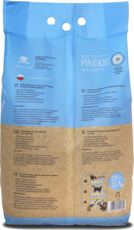 AQUAEL COMFY Pinokio Rumianek Żwirek drewniany 7l