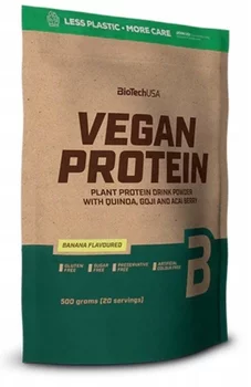 BioTech USA Vegan Protein odżywka białkowa 500 g smak banan
