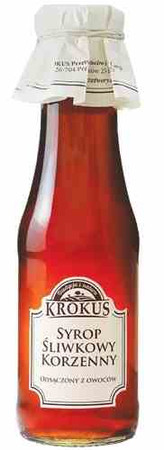 Krokus SYROP ŚLIWKOWY KORZENNY 375 g (300 ml)