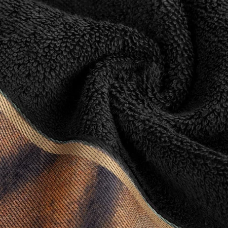 Ręcznik Eva 23 50 x 90 cm, Czarny