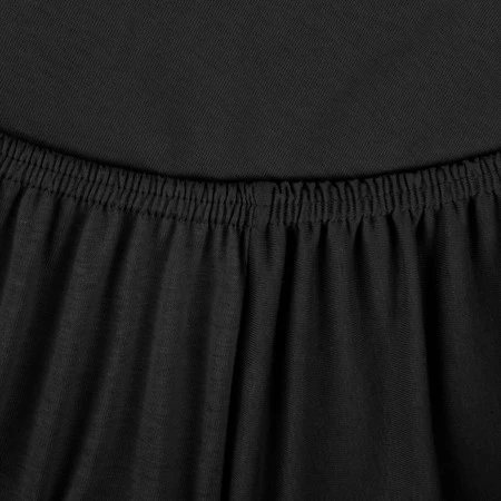 Prześcieradło Jersey3 160 x 200 x 30 cm, Czarny