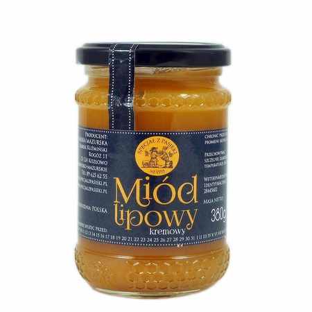 Miód kremowy lipowy 380g SPECJAŁ Z PASIEKI