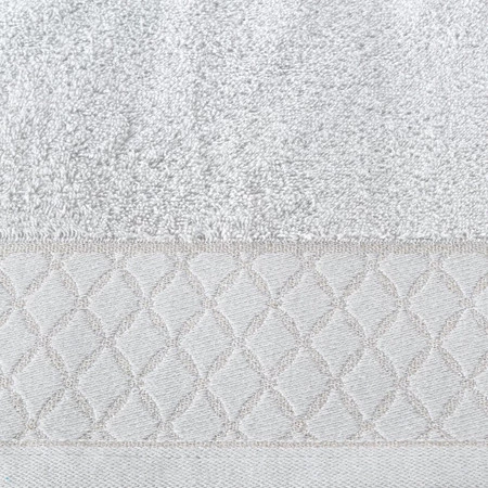 Ręcznik Layla (04), 50 x 90 cm, Srebrny