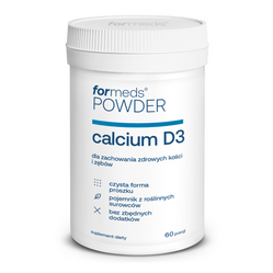 Formeds Powder Calcium D3 cytrynian wapnia + Witamina D3 60 porcji