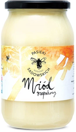 Pasieki Rodziny Sadowskich Miód Rzepakowy 1200g