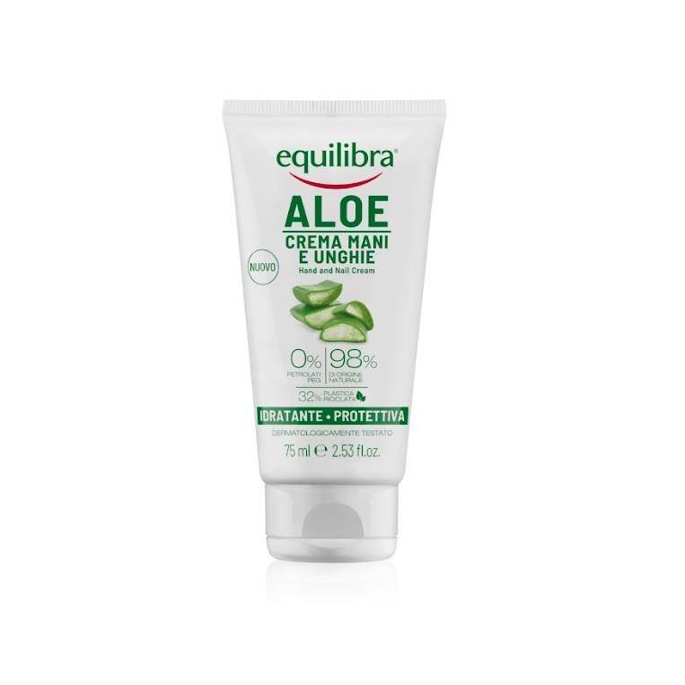 Equilibra - Krem aloesowy do rąk i paznokci - 75 ml