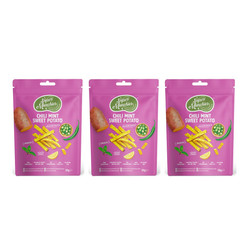 Zestaw: 3x Super Munchies  Chipsy Z Batatów Chili Mięta 30g