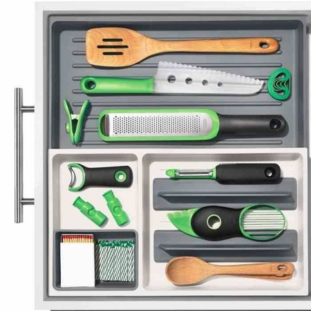 OXO-Organizer regulowany do szuflad L szaryGoodGri
