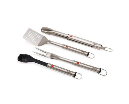 JJ-Zestaw 4 narzędzi do BBQ w etui 5el. GrillOut