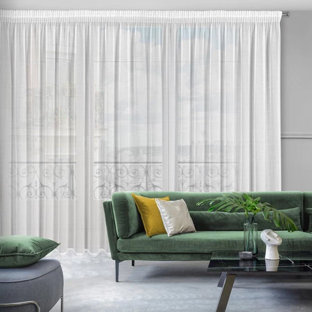 FIRANA GOTOWA VANESA NA TAŚMIE 300 X 270 CM BIAŁY