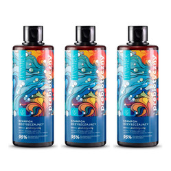 Zestaw: 3x Vianek Prebiotyczny szampon oczyszczający 300ml