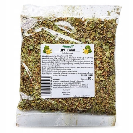 Herbapol – Kwiat Lipy, herbatka ziołowa – 50 g
