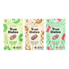 Zestaw smaków: 1x True Dates Sour Apple daktyle o smaku kwaśnego jabłka 100g, 1x True Dates Cookie Dough daktyle o smaku ciasteczkowym 100g i 1x True Dates Watermelon daktyle o smaku arbuza 100g 