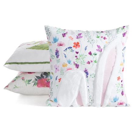 Poszewka Wiosna 64 45 x 45 cm, Biały