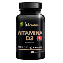 Intenson Witamina D3 4000 IU suplement diety 120 kaps.