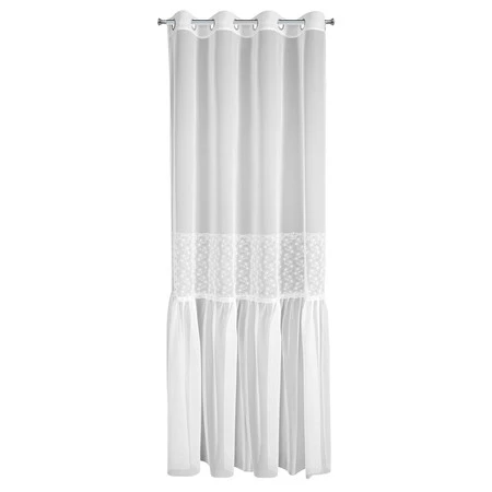 FIRANA GOTOWA LAURI 140 X 250 CM BIAŁY