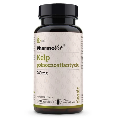 Pharmovit Kelp suplement na tarczycę 120 kaps.