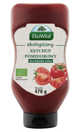  Ketchup bez dodatku cukru BIO 470 g