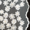 FIRANA GOTOWA DAISY NA TAŚMIE 130 X 270 CM BIAŁY