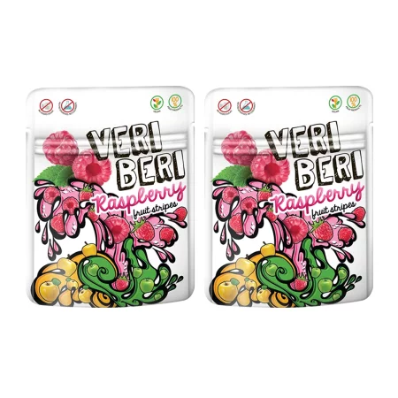 Zestaw 2x Veri Beri Bezglutenowe żelki malina 50 g