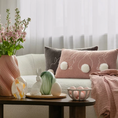 Poszewka Wiosna 54 30 x 50 cm, Pudrowy