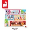 Janod Puzzle w walizce Akademia tańca 100 elementów 6+ Made in France