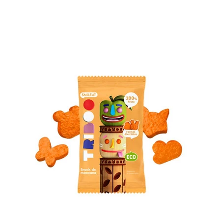 Smileat, BIO Sminolas, Owocowa przekąska Jabłko, 25g