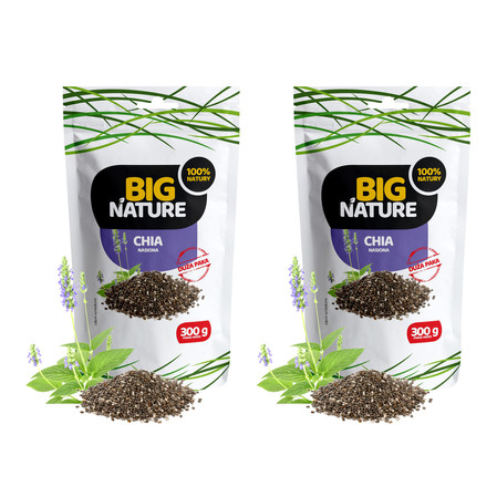 Zestaw: 2x Big Nature Chia Szałwia Hiszpańska 300g