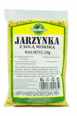 Smakosz − Jarzynka z solą morską − 250 g KRÓTKA DATA 2026-08-31