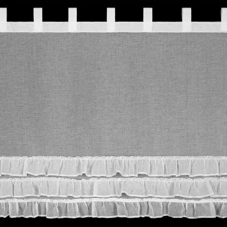 FIRANA GOTOWA LILIAN 3 NA SZELKACH 150 X 90 CM BIAŁY