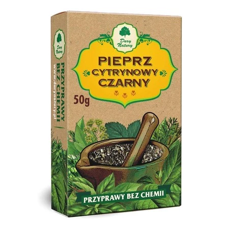 Dary Natury Pieprz Cytrynowy Czarny 50G