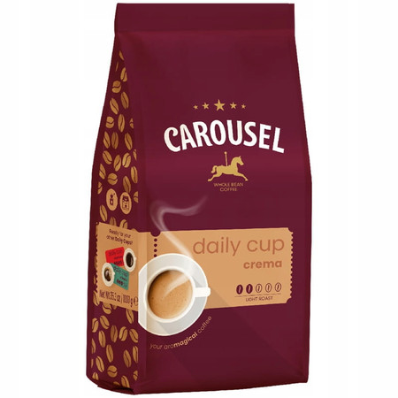 Carousel kawa ziarnista Daily Cup Crema 1kg